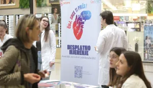 Osijek, 30. 01. 2026., Portanova, Čuj, srce ti priča, javnozdravstvena akcija, mjerenje tlaka, mjerenje &scaron;ećera, mjerenje masnoća u organizmuSNIMIO BRUNO JOBST