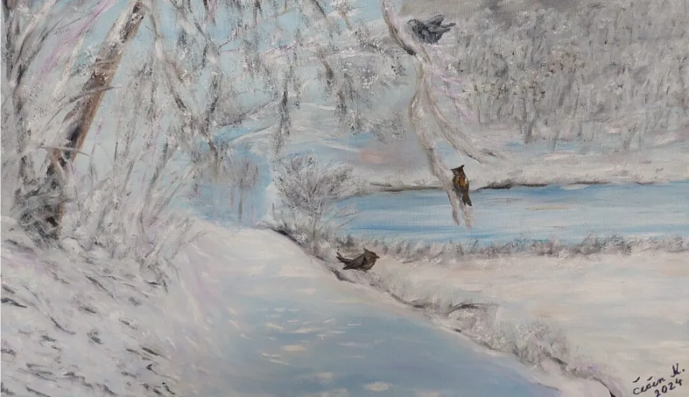 Izložba slika autorice Marice Čičin(jedna od izložaka)