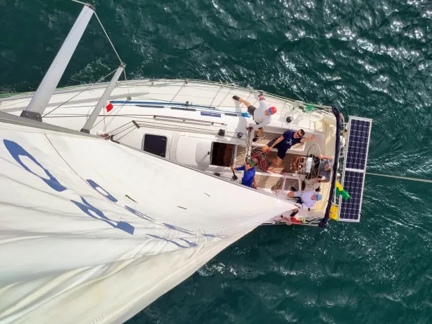 Trenutak sa starta Rolex Middle Sea Racea, jedrenje, jedrilica, Robert &Scaron;arić