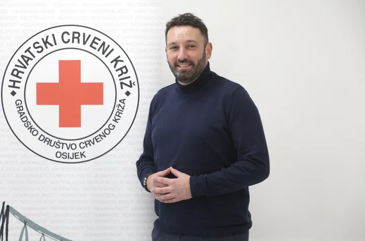 Osijek, 03. 02. 2026., Sjenjak, DV Sjenčica, Crveni križ, GDCK Osijek, Sigurnije &scaron;kole i vrtići, uručenje torbe prve pomoći, Josip JukićSNIMIO BRUNO JOBST