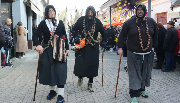 Đakovo, 22. 02. 2025, 31. Đakovački bu&scaron;ari, povorka i predaja ključeva grada.snimio GOJKO MITIĆ