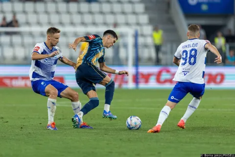 25.08.2024., stadion Opus Arena, Osijek - SuperSport HNL, 04. kolo, NK Osijek - HNK Rijeka. Photo: Borna jaksic/PIXSELL