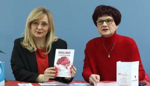 Osijek, 04. 02. 2026, GČ, Trg Lava Mirskog 1. Press udruge CEREBRO, dr. Ružica Palić Kramarić i Nevenka &Scaron;poljarić.snimio GOJKO MITIĆ