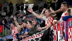 04.02.2026., Arenas Stozice, Ljubljana, Slovenija - UEFA Futsal Europsko prvenstvo 2026., polufinale, Hrvatska - Spanjolska. Photo: Marko Lukunic/PIXSELL