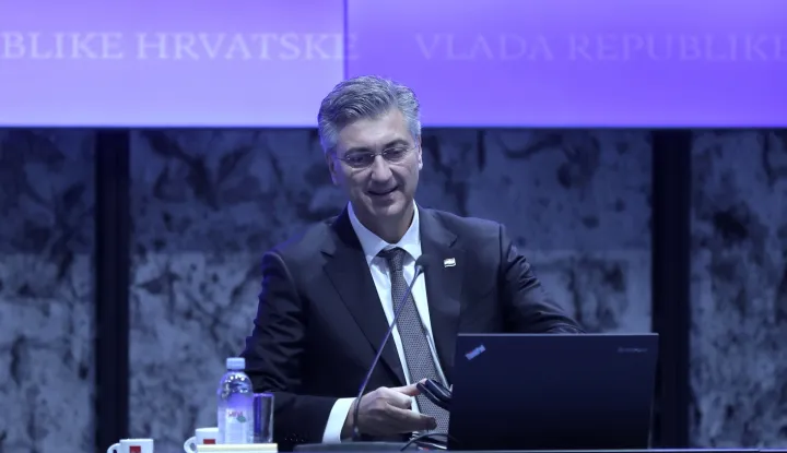 Zagreb.5.2.2025.- 145.sjednica Vlade RH.Na slici Andrej Plenković. Foto 