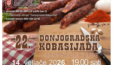 Najstarije ocjenjivanje domaće slavonske kobasice na kojem se okupljaju proizvođači slavonske kobasice i kulenove seke iz cijele Slavonije,Baranje i Srijema te Bosanske Posavine održava se i ove godine