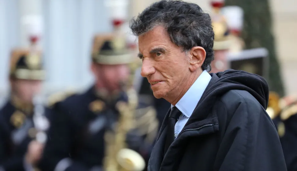 (FILES) President of the Arab World Institute (IMA) Jack Lang arrives to attend a New Year wishes ceremony at the Elysee palace in Paris on January 4, 2018. Weakened by the revelation of his exchanges with Jeffrey Epstein, Jack Lang has been summoned to the Ministry of Foreign Affairs on February 8, 2026 which could push him towards the exit of the Arab World Institute (IMA), which he has chaired since 2013. (Photo by LUDOVIC MARIN/AFP)