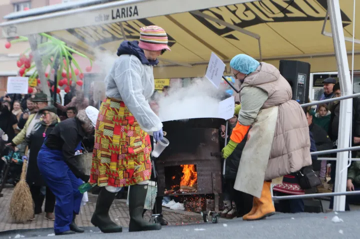 Đakovo, 07. 02. 2026, 32. Đakovački Bu&scaron;ari, pokladna manifestacija. Pokladna povorka.snimio GOJKO MITIĆ