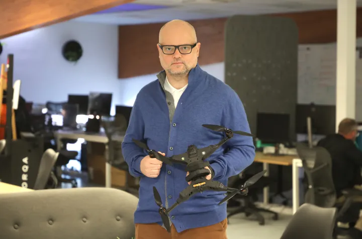 Osijek, 04. 02. 2026., ORQA, dron, dronovi, posjet, centralni ured, Tomislav Krolo, SNIMIO BRUNO JOBST