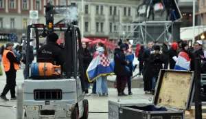 Zagreb, 02.02.2026 (novosti) - doceka na Trgu bana Jelacica za broncane rukometase ipak ce biti, i to u organizaciji Vlade.foto Davor Kovacevicnovosti