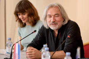 25.05.2023., Zadar - Otvorenje festivala LITaf u Svecanoj dvorani Sveucilista u Zadru. LITaf okuplja regionalne i nacionalne knjizevnike, prozaiste i pjesnike te prevoditelje. Branko Cegec Photo: sime zelic/PIXSELL