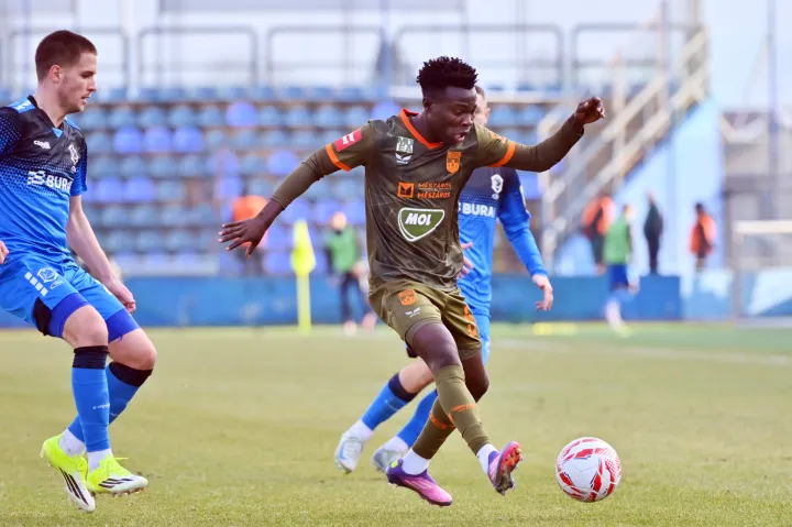 08.02.2026. stadion Anđelko Herjavec, Varaždin21. kolo SuperSport HNL 25/26 između NK Varazdin i NK OsijekNa fotografiji Samuel AkerePhoto: Marko Jurinec /HINA