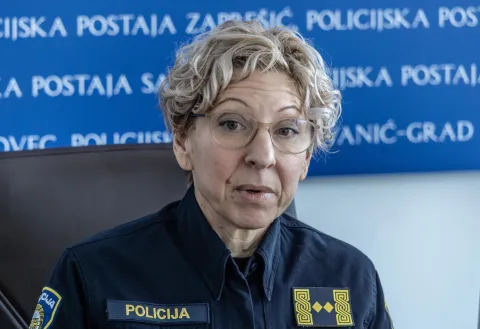 Zagreb, 9.2.2026 - Policijska uprava zagrebačka održala je tematsku konferenciju za medije uoči dana sigurnijeg interneta. Na slici Marija Goatti.Foto Hina/ Dario GRZELJ/ dag