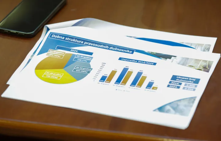 Zagreb, 04.02.2026 - Ministar pravosuđa, uprave i digitalne transformacije Damir Habijan predstavio je izmjene i dopune Zakona o Pravosudnoj akademiji, Zakona o Državnom sudbenom vijeću te Zakona o Državnoodvjetničkom vijeću. Na fotografiji Damir Habijan.foto HINA/ Admir BULJUBA&Scaron;IĆ/ abu