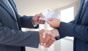 ilustracija korupcija mito novac politika gospodarstvo trgovina euro freepik