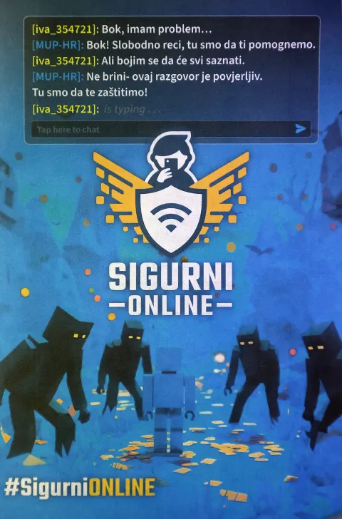 Osijek, 10. 02. 2026., PU Osječko-baranjska, MUP, konferencija za medije, press konferencija, press, Sigurni online - projekt, Help 4 U - besplatna aplikacijaSNIMIO BRUNO JOBST