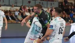 TIN LUČIN EHF Euro liga22.10 2025.Gromovima bod u &Scaron;panjolskojEHF Europska liga, 2. koloAbanca Ademar Leon - RK NEXE 28:28 (12:13)foto: RK NEXE