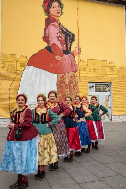 Prikaz običaja Vuk i bulefoto: Marijan Jović