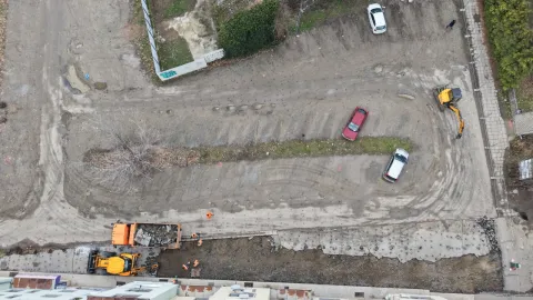 Novo parkirali&scaron;te uskoro u Gundulićevoj ulici, kod Blok-centra 2Osijek, veljača 2026.Foto: GRAD OSIJEK