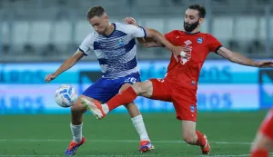 08.08.2024., Opus Arena, Osijek - Prva utakmica treceg pretkola UEFA Konferencijske lige, NK Osijek - Zira FK. Photo: Davor Javorovic/PIXSELL
