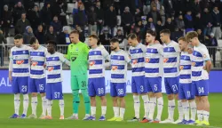 Osijek, 25. 01. 2026, Opus Arena, nogomet, Osijek - Dinamo. SuperSport HNL 25/26. Minuta &scaron;utnje.snimio GOJKO MITIĆ