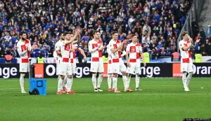 23.03.2025., Pariz, Francuska - UEFA Liga nacija, cetvrtfinale, druga utakmica, Francuska - Hrvatska. Photo: Icon Sport/PIXSELL