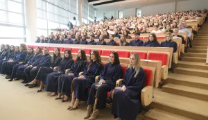 Osijek, 12. 02. 2026., FAZOS, Aula Magna, PTFOS, svečana promocija, studenti SNIMIO BRUNO JOBST