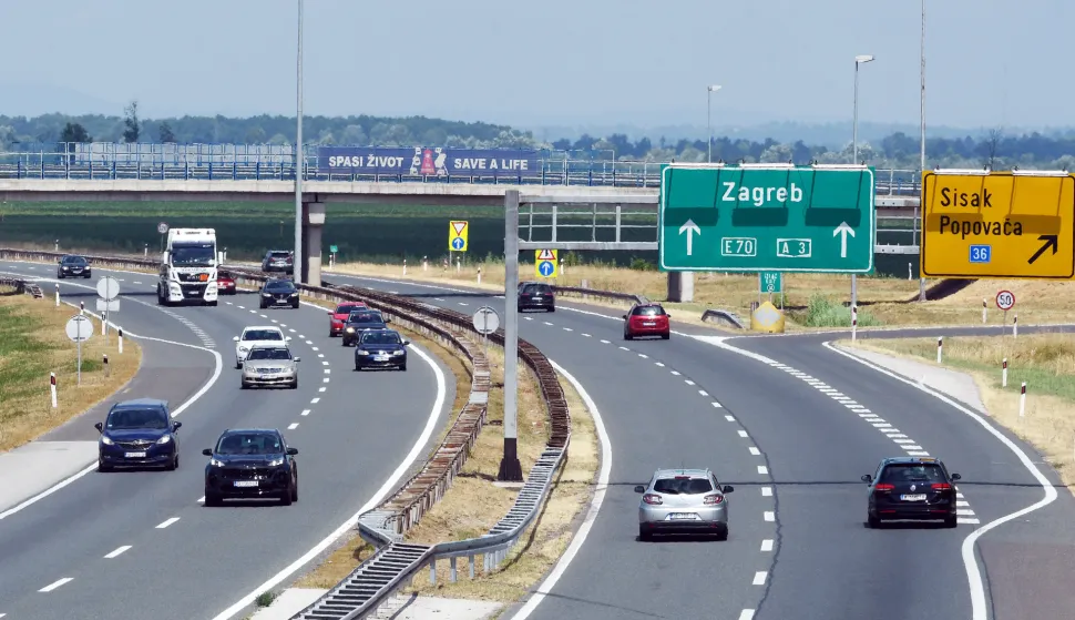 05.07.2025., Popovaca - Na autocesti A3 promet se odvija bez problema i umjerene je. Photo: Nikola Cutuk/PIXSELL