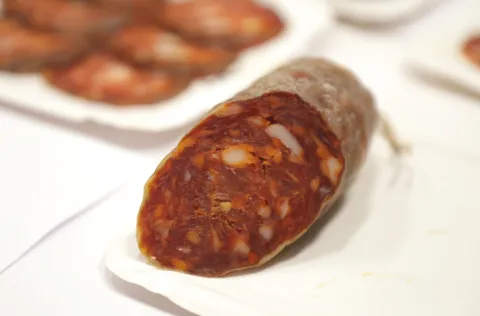 Osijek, 14. 02. 2026., Zeleno polje 5, Donjogradska kobasijada, kobasijada, ocjenjivanje kobasica, kobasica, kulenova seka, SNIMIO BRUNO JOBST