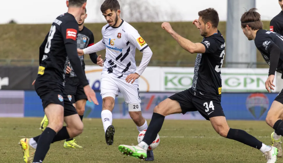 Velika Gorica, 15.2.2026 - Utakmica 22. kola HNL-a Gorica - Vukovar. Na slici Iker Pozo.Foto Hina/ Dario GRZELJ/ dag