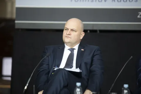 Zagreb, 30.01.2026 - U organizaciji Ministarstva vanjskih i europskih poslova i Ministarstva financija Republike Hrvatske održala se konferencija "Hrvatska i OECD: Ekonomski pregled 2026.". Na fotografiji Ante &Scaron;u&scaron;njar. foto HINA/ Daniel KASAP/ dk