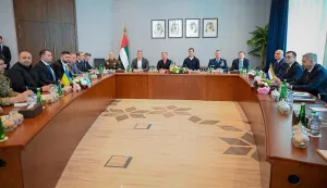 This handout photo from by Qatar's Ministry of Foreign Affairs (MOFA) released on February 4, 2026, shows the first day of the second round of trilateral talks between delegates from Russia, Ukraine, and the US which began in Abu Dhabi on February 4. Ukraine and Russia on February 5, 2026, began a second day of US-mediated talks in Abu Dhabi aimed at ending a war sparked by Moscow's 2022 invasion of its pro-Western neighbour. The negotiations are the latest bid in diplomatic efforts to halt the fighting -- Europe's deadliest since World War II, with hundreds of thousands killed, millions forced to flee their homes and much of eastern and southern Ukraine left decimated. (Photo by Handout/MOFA QATAR/AFP)/RESTRICTED TO EDITORIAL USE - MANDATORY CREDIT "AFP PHOTO/MOFA QATAR" - NO MARKETING NO ADVERTISING CAMPAIGNS - DISTRIBUTED AS A SERVICE TO CLIENTS