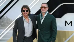 Photo by: JW/Famous/starmaxinc.comSTAR MAX&copy;2025ALL RIGHTS RESERVEDTelephone/Fax: (212) 995-11966/23/25Tom Cruise and Brad Pitt at The European Premiere of F1 on June 23, 2025 in London, England. Photo via Newscom Photo: JW/Famous/starmaxinc.com/NEWSCOM