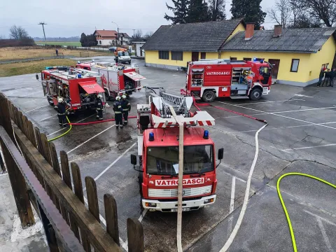 Požar sale za svatove u Grabarju kod Kutjeva
