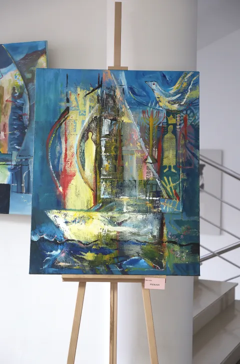 Osijek, 16 02. 2026., Evanđeosko teolo&scaron;ko veleučili&scaron;te, izložba, Svjetlo i put, Željko UremovićSNIMIO BRUNO JOBST