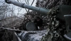 In this handout picture taken on January 18, 2026 and released on January 20, 2026 by the 24th Mechanized Brigade of Ukrainian Armed Forces, a Ukrainian serviceman of the 24th Mechanized Brigade sits in a shelter at an undisclosed location near Chasiv Yar, Donetsk region, amid the Russian invasion of Ukraine. (Photo by Handout/24th Mechanized Brigade of Ukrainian Armed Forces/AFP)/RESTRICTED TO EDITORIAL USE - MANDATORY CREDIT "AFP PHOTO/OLEG PETRASIUK/24TH MECHANIZED BRIGADE OF UKRAINIAN ARMED FORCES" - NO MARKETING NO ADVERTISING CAMPAIGNS - DISTRIBUTED AS A SERVICE TO CLIENTS