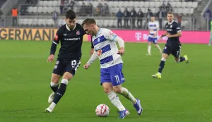 Osijek, 25. 01. 2026, Opus Arena, nogomet, Osijek - Dinamo. SuperSport HNL 25/26. Nail Omervić (11).snimio GOJKO MITIĆ