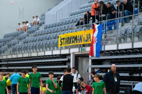 Osijek, 20. 2. 2026., &Scaron;tarkomanija humanitarni turnir, Gradski vrthumanitarni turnir; &scaron;tarkomanija; turnir; nogomet; Ivan &Scaron;tark; sport; djeca