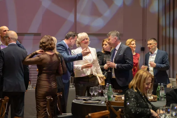 Osijek, 20. 2. 2026., Liječnički bal, Hangar Čepinlijecnicki bal; lijecnici; medicina; bal; sudionici