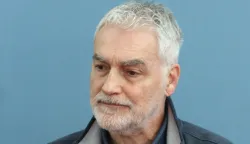 Osijek, 02. 024. 2025, Press povodom &scaron;trajka prosvetara u četvrtak. Čelnici sindikata, Zrinko Turalija, Nezavisni sindikat zaposlenih u srednjim &scaron;kolama.snimio GOJKO MITIĆ