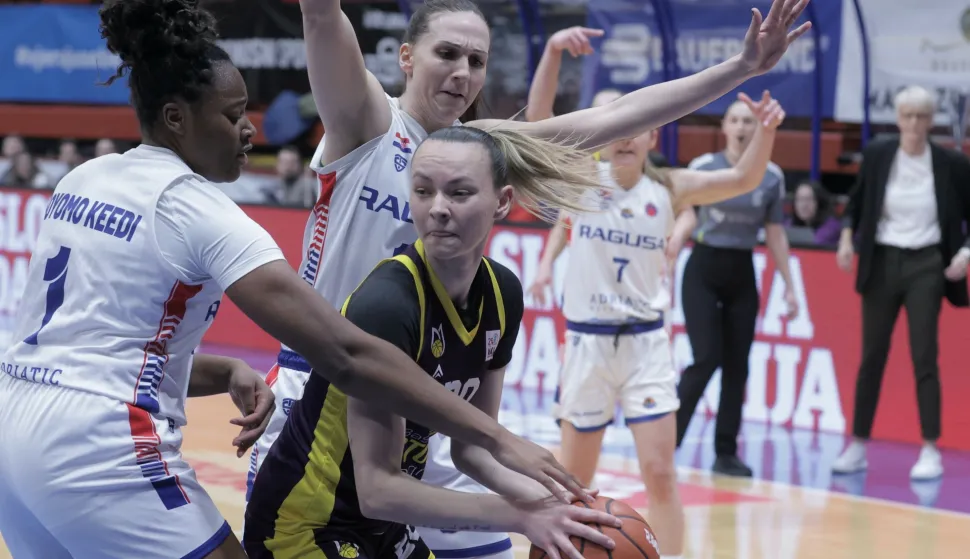 Zagreb.21.2.2026.-Finalna utakmica "Kupa Ružica Meglaj-Rimac"Ragusa - Studio Zagreb.Foto HINA/Tomislav Pavlek/ tp