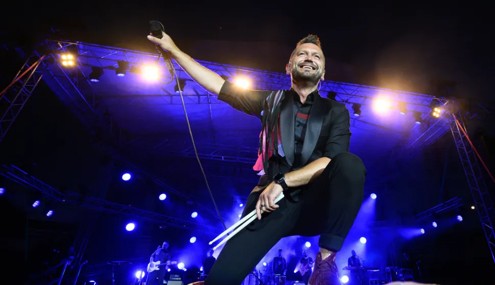 25.05.2024., Zagreb - Na Salati je odrzan slavljenicki koncert grupe Vatra povodom 25 godina profesionalne karijere. Ivan Decak. Photo: Davor Puklavec/PIXSELL