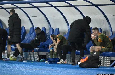 21.02.2026., stadion Maksimir, Zagreb - SuperSport HNL, 23. kolo, NK Lokomotiva - NK Osijek. Photo: Marko Lukunic/PIXSELL