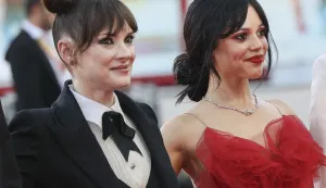 Wynona Ryder, Jenna Ortega, Justin Theroux attend a red carpet for the movie "Beetlejuice Beetlejuice" during the 81st Venice International Film Festival at on August 28, 2024 in Venice, Italy. Photo by Marco Piovanotto/ABACAPRESS.COM Photo: Piovanotto Marco/ABACA/ABACA