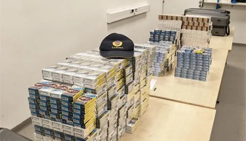 Zaplijenjene &scaron;teke cigareta