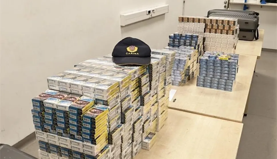 Zaplijenjene &scaron;teke cigareta