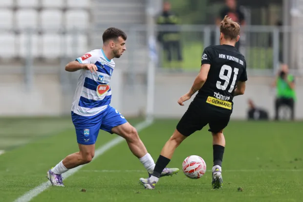 14.09.2025., stadion Opus Arena, Osijek - SuperSport HNL, 6. kolo, NK Osijek - HNK Vukovar 1991. Domagoj Bukvic. Photo: Davor Javorovic/PIXSELL