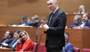 Zagreb, 20.02.2026 - Nastavak 9. sjednice Hrvatskog. Sabor je potvrdio za Alena Ružića za novog ministra rada, mirovinskog sustava, obitelji i socijalne politike. Na fotogrtafiji Ivan Penava.foto HINA/ Admir BULJUBA&Scaron;IĆ/ abu