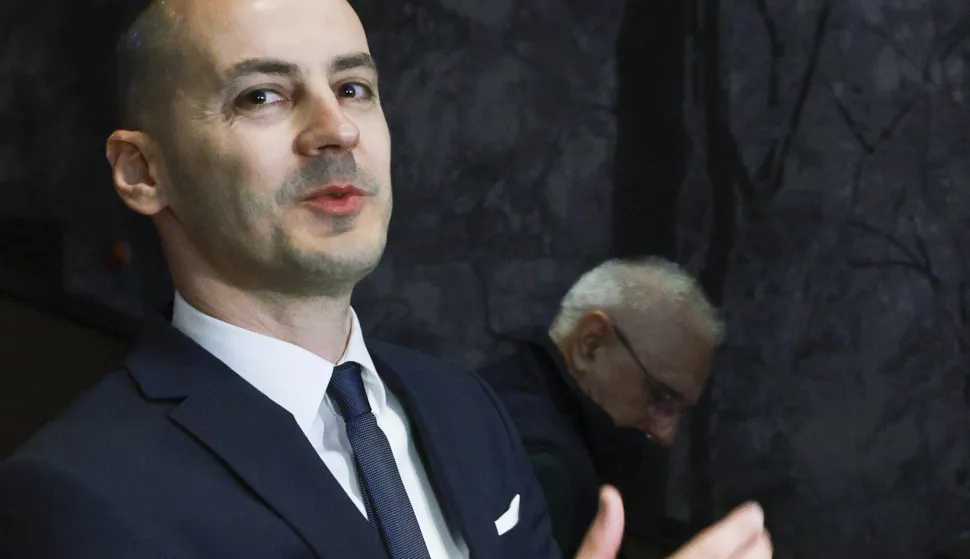 Zagreb, 25.02.2026. - Konferencija za medije povodom Europskog prvenstva u sportskoj gimnastici u Zagrebu. Na fotografiji Marijo Možnik. foto HINA/ Lana SLIVAR DOMINIĆ/ lsd