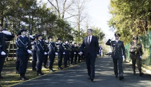 Zagreb, 25.02.2026 - Predsjednik Republike i vrhovni zapovjednik OSRH Zoran Milanović sudjelovao je na svečanom obilježavanju 26. obljetnice ustrojavanja Počasno-za&scaron;titne bojne u vojarni "1. Hrvatski gardijski zbor". Na fotografiji Zoran Milanović.foto HINA/ Daniel KASAP/ dk